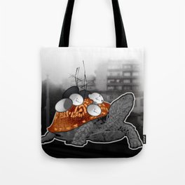 Urban Communication Turtle Tote Bag