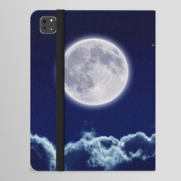 Moon at night iPad Folio Case