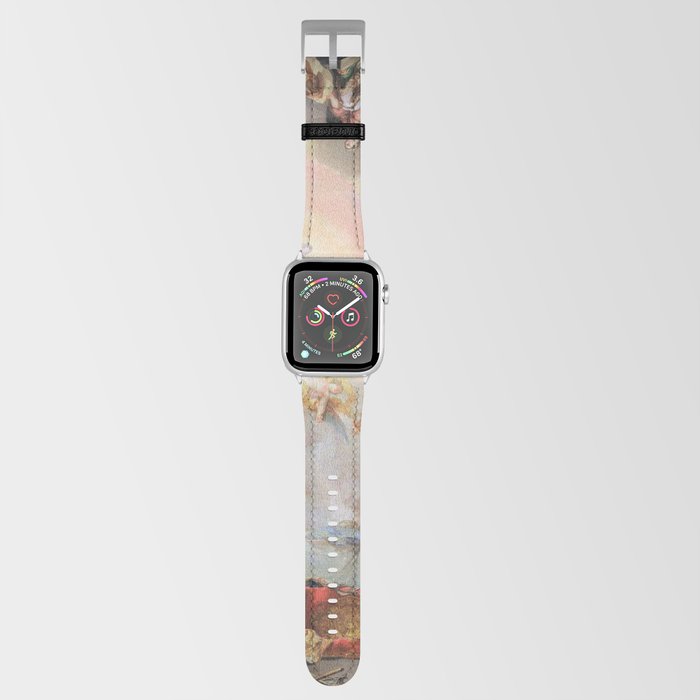 Renaissance Painting Angels Cherubs Aesthetic Allegorical Scene Apple Watch Band