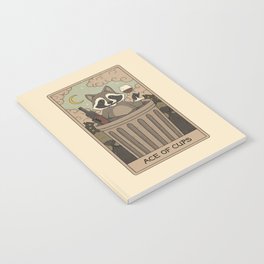 Ace of Cups - Raccoons Tarot Notebook
