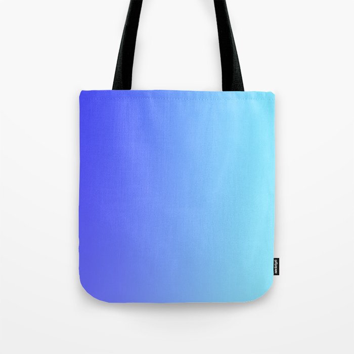 44 Blue Gradient 220506 Aura Ombre Valourine Digital Minimalist Art Tote Bag