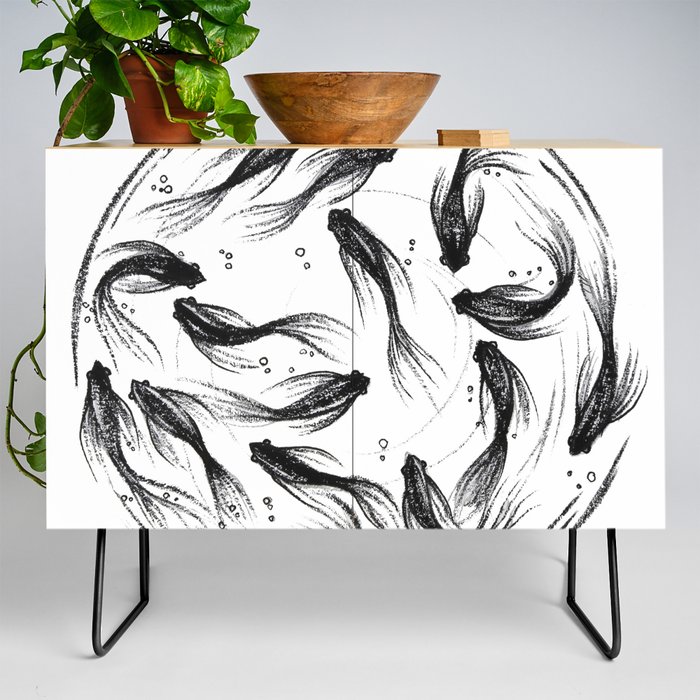 The Fish life Credenza