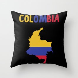 COLOMBIA Throw Pillow