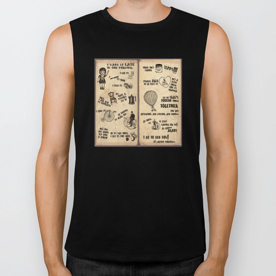 A Day of Lisa's Life Biker Tank