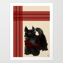 Scottie Dog Art Print