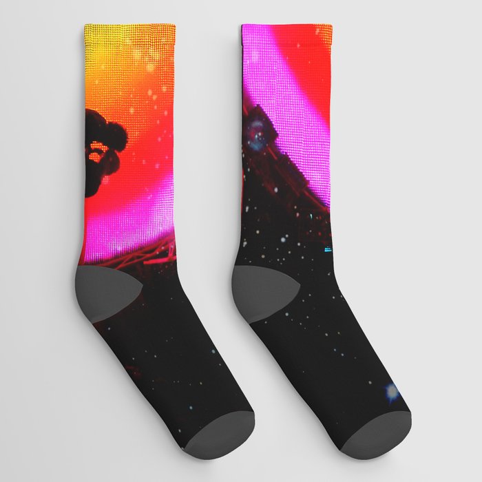 The Flaming Lips Space Rainbow Socks