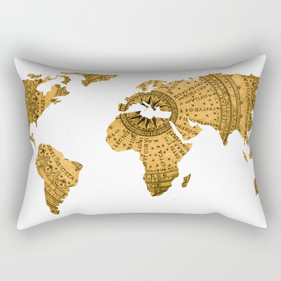 Antique Star Map IV Rectangular Pillow