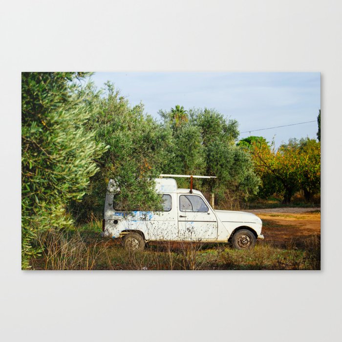 Vintage Farm Truck Canvas Print