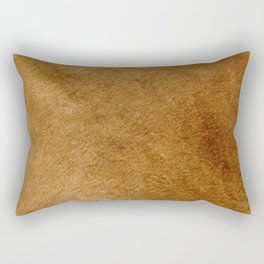 Cowhide for a fluffy hair lover Rectangular Pillow