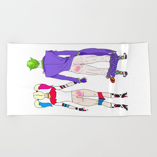 LOVE is no BUTT Joke Beach Towel