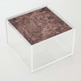 Ground brown geometric shapes Acrylic Box