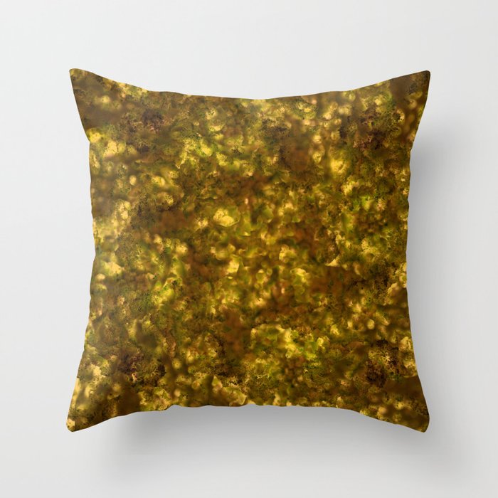 Forest Canopy Saturn Throw Pillow