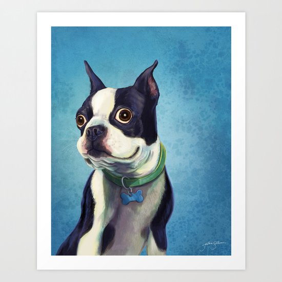 Boston Terrier Art Print