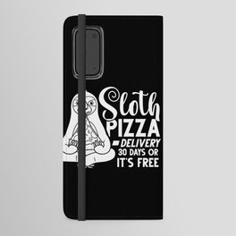 Sloth Eating Pizza Delivery Pizzeria Italian Android Wallet Case