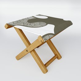 Abstract arch pattern 19 Folding Stool