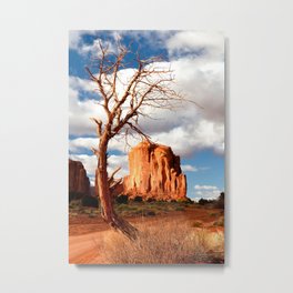 Western Adventure 1 Metal Print | Mesa, Western, Adventure, Hot, Tree, Glow, Rock, Formation, Nicholasblackwell, Utah 