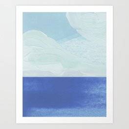 Calm Sea, Quiet Sky Art Print