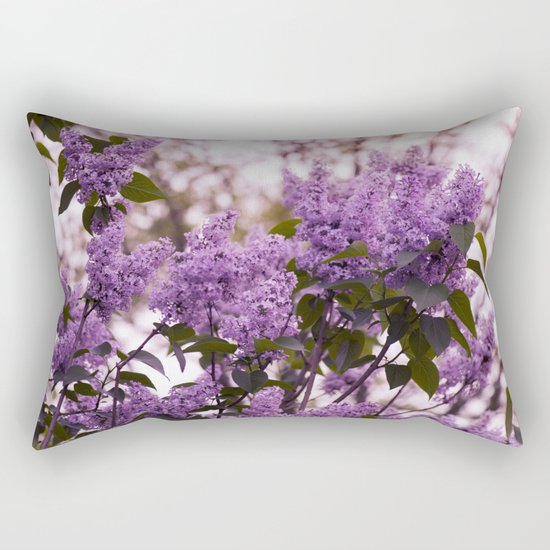 Purple lilacs Rectangular Pillow