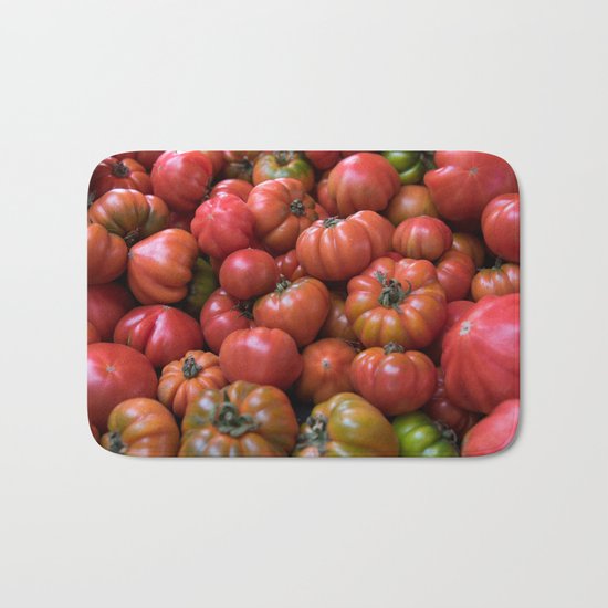 Tomato Pattern Bath Mat