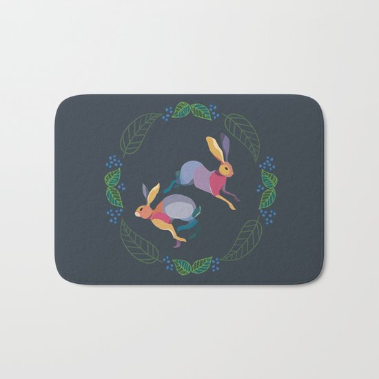 Rabbits Bath Mat