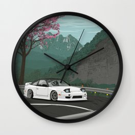 Touge drift Wall Clock