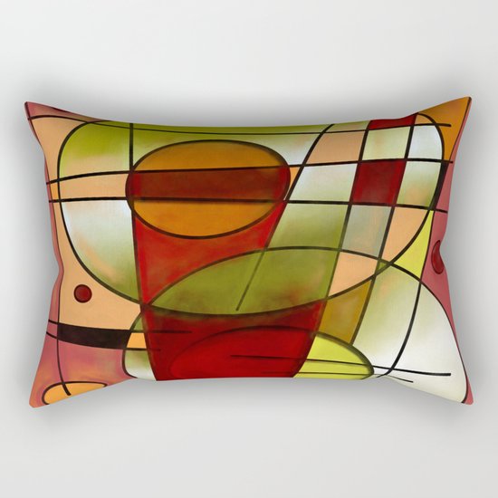 Abstract #752 Rectangular Pillow