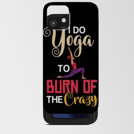 Yoga Unicorn Beginner Workout Quotes Meditation iPhone Card Case