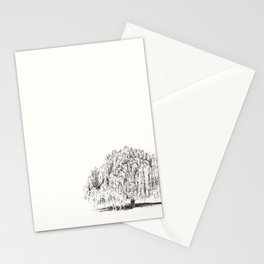 weeping willow Stationery Card