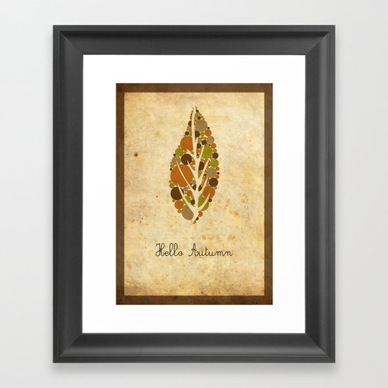 Hey! Framed Art Print