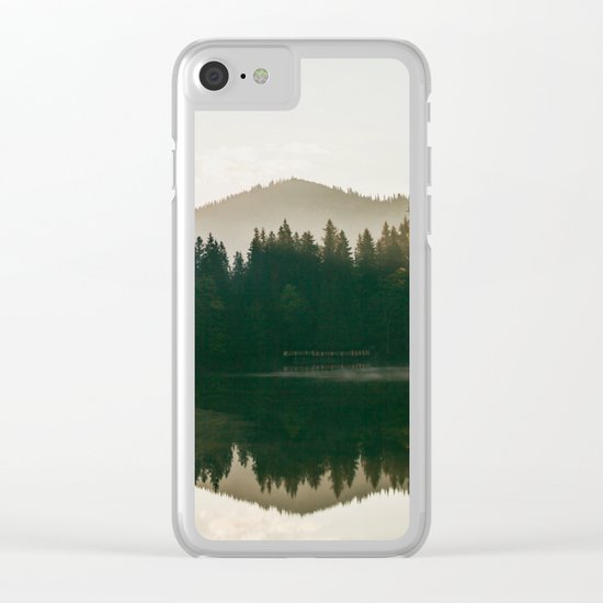 Morning lake Clear iPhone Case