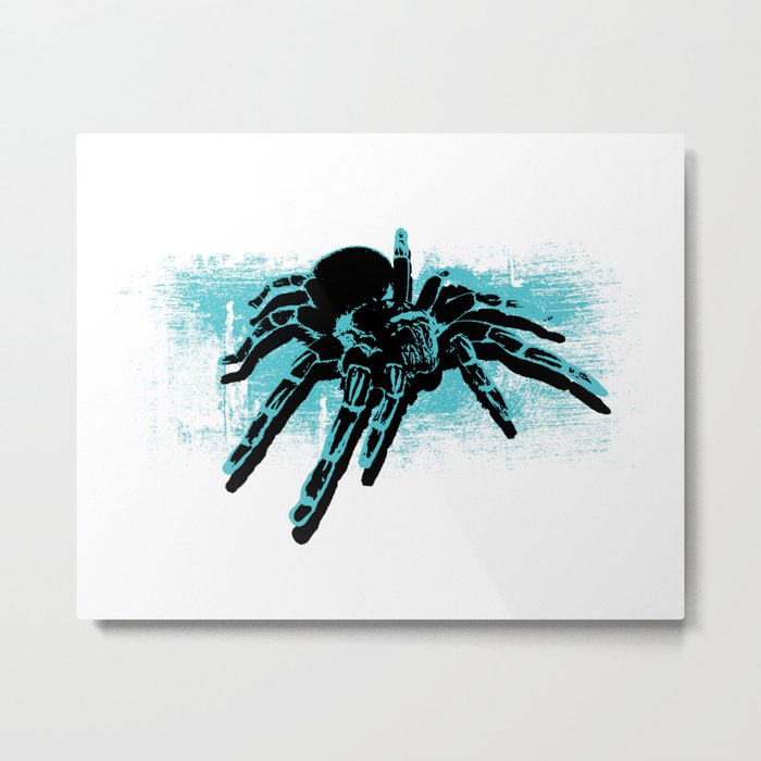Spider tarantula. Entomologist gift. Spider with web. Perfect present for mom mother dad father Metal Print