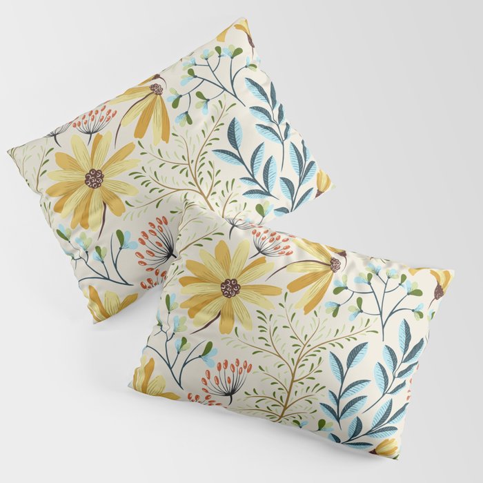 Floral pattern Pillow Sham