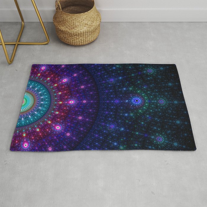 Fractal Mandala  Rug