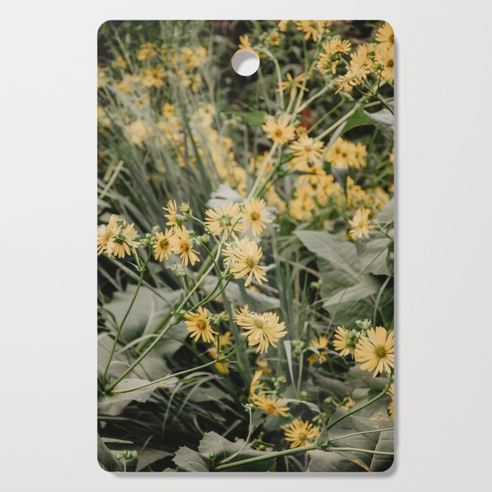 yellow flowers	 Cutting Board