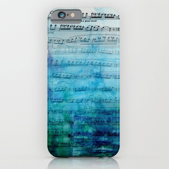 Blue mood music iPhone & iPod Case