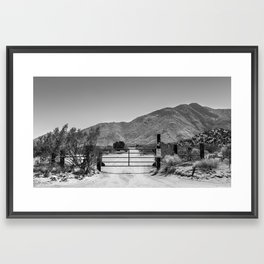 Southern Cali Desert Framed Art Print