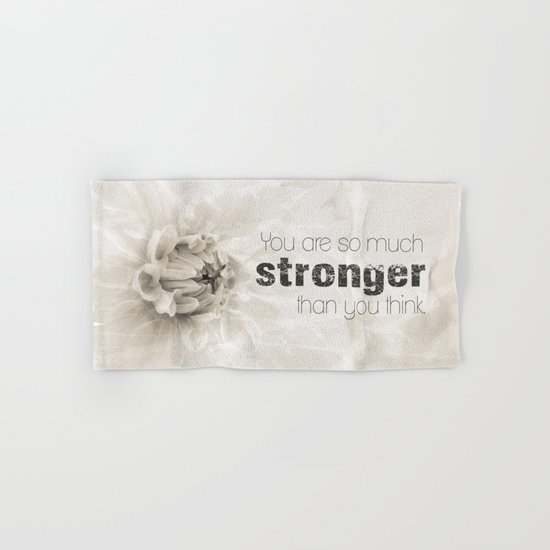 Spring Dahlia II - Be Strong Hand & Bath Towel