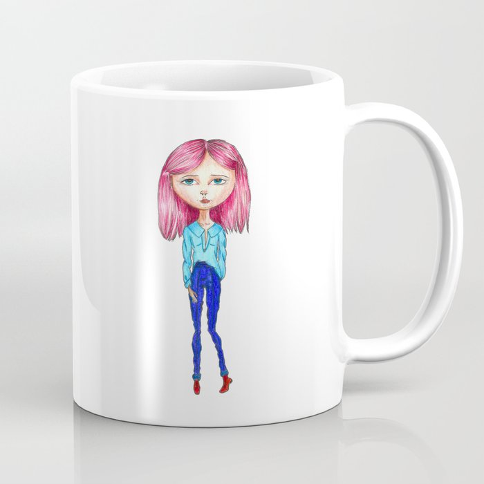 Pink Blythe Coffee Mug