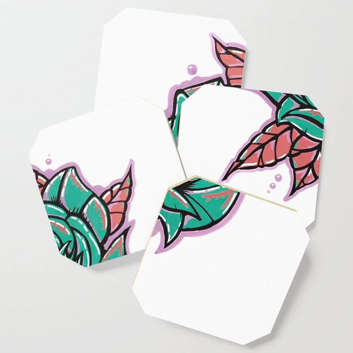 graffiti rose Coaster