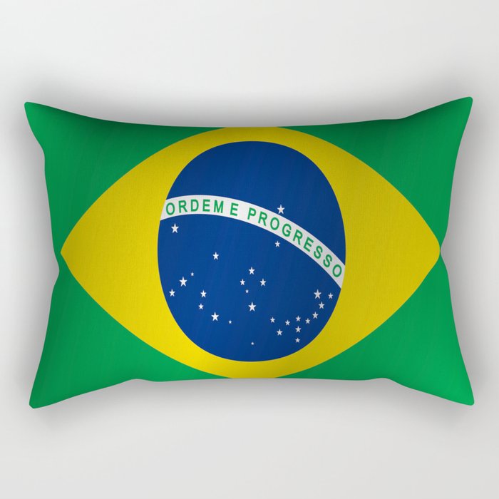 Flag of Brazil Rectangular Pillow
