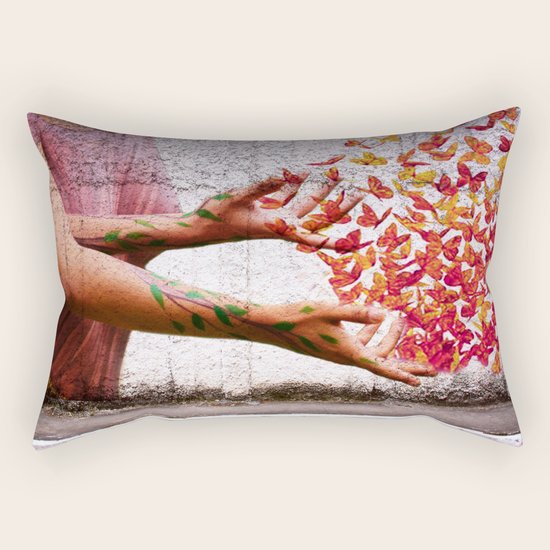 Butterflies Rectangular Pillow