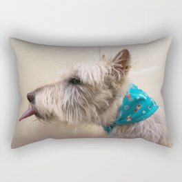 Snake Dog Rectangular Pillow