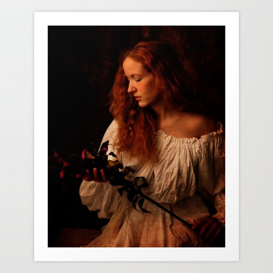 A peasant woman Art Print