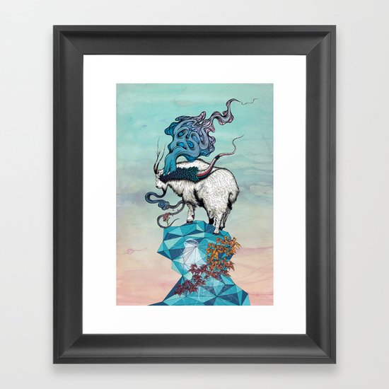 Seeking New Heights Framed Art Print