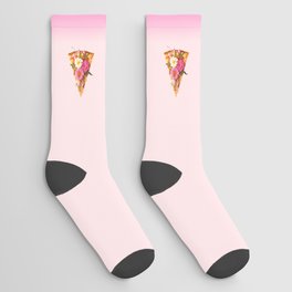 FLORAL PIZZA Socks