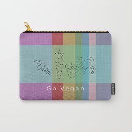 Go Vegan Draw_2b Carry-All Pouch