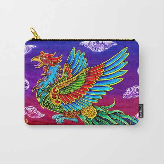 Fenghuang Chinese Phoenix Carry-All Pouch