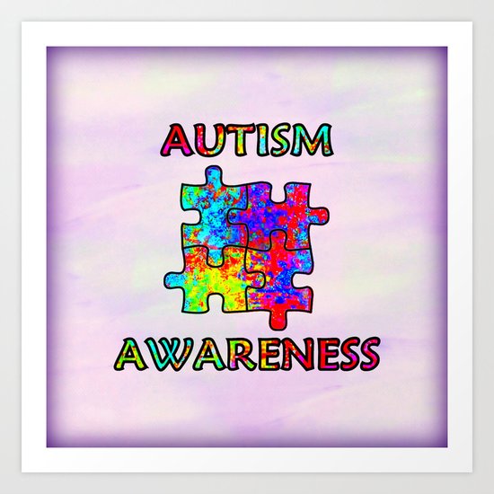 Autism Awareness Art Print