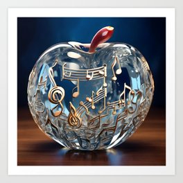 who likes apples -03- Art Print