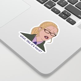 Elle Woods Lawyer (What Like It's Hard) Sticker
